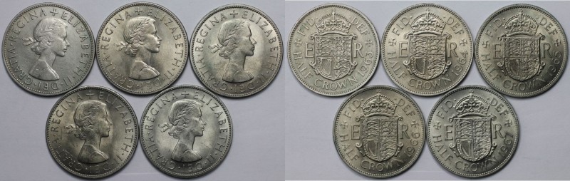 Lot von 5 Münzen 1963-1967 
Europäische Münzen und Medaillen, Großbritannien / ...