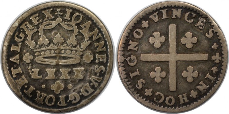 80 Reis ND (1799-1816) 
Europäische Münzen und Medaillen, Portugal. João als Pr...