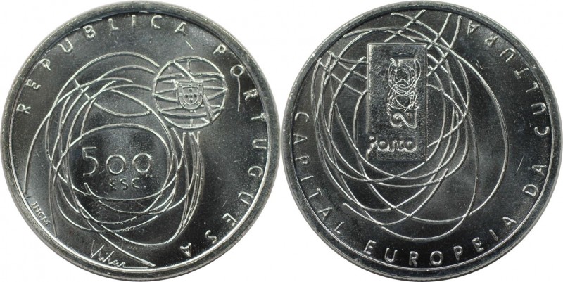 500 Escudos 2001 INCM
Europäische Münzen und Medaillen, Portugal. PORTO - Europ...