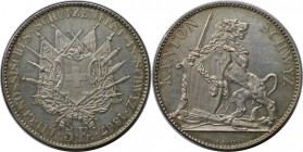 5 Franken / Schützentaler 1867 
Europäische Münzen und Medaillen, Schweiz / Switzerland. 5 Franken / Schützentaler 1867, auf das Schützenfest in Schw...