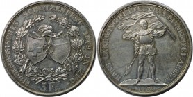 5 Franken / Schützentaler 1869 
Europäische Münzen und Medaillen, Schweiz / Switzerland. 5 Franken / Schützentaler 1869, auf das Schützenfest in Zug....