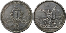 5 Franken / Schützentaler 1874 
Europäische Münzen und Medaillen, Schweiz / Switzerland. 5 Franken / Schützentaler 1874, auf das Schützenfest St. Gal...