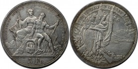 5 Franken / Schützentaler 1883 
Europäische Münzen und Medaillen, Schweiz / Switzerland. 5 Franken / Schützentaler 1883, auf das Schützenfest Lugano....