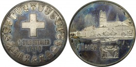 Silbertaler 1970 
Europäische Münzen und Medaillen, Schweiz / Switzerland. Zürich. Silbertaler 1970, Polierte Platte