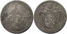 Scudo 1802 - III R 
Europäische Münzen und Medaillen, Vatikan. Pius VII. (1742-1823). Scudo 1802 - III R, Silber. KM 1249. Sehr schön-vorzüglich