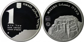 1 New Sheqel 2009 
Weltmünzen und Medaillen, Israel. Masada - Unesco - Weltkulturerbe. 1 New Sheqel 2009, Silber. 0.43 OZ. KM 453. Proof Like. Auflag...