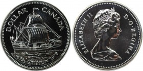 Dollar 1979 
Weltmünzen und Medaillen, Kanada / Canada. "Griffon". Dollar 1979, Silber. KM 126. Stempelglanz