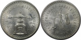 Onza 1949 
Weltmünzen und Medaillen, Mexiko / Mexico. Onza 1949, Silber. KM M49a. Stempelglanz