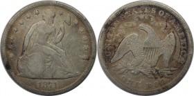 Dollar 1871 
Weltmünzen und Medaillen, Vereinigte Staaten / USA / United States. Dollar 1871, Silber. Schön