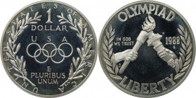 Dollar 1988 S
Weltmünzen und Medaillen, Vereinigte Staaten / USA / United States. XXIV. Olympisches Sommerspiele 1988 in Seoul - Olympischen Feuers. ...