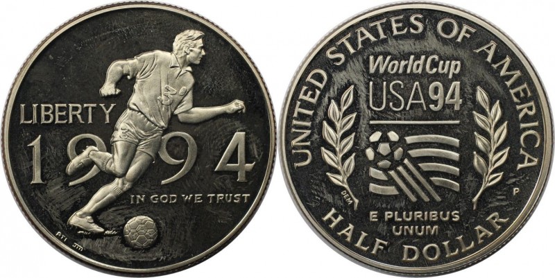 1/2 Dollar 1994 
Weltmünzen und Medaillen, Vereinigte Staaten / USA / United St...