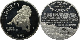 Dollar 1995 S
Weltmünzen und Medaillen, Vereinigte Staaten / USA / United States. Civil War. Dollar 1995 S, Silber. KM 255. Polierte Platte