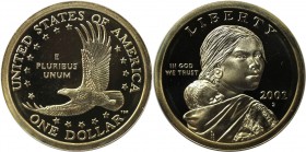 Dollar 2002 S
Weltmünzen und Medaillen, Vereinigte Staaten / USA / United States. Amerikanische Ureinwohner - Sacagawea. Dollar 2002 S. KM 310. Polie...