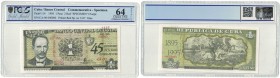 1 Peso 1995 
Banknoten, Kuba / Cuba. Banco Central. Commemorative - Specimen. Pick # 114. 1995 1 Peso 2 Red "Specimen" Overpr. S/N:CA-00 000000 Print...