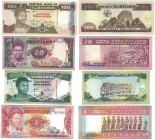 Lot von 4 Banknoten 1974 - 2001 
Banknoten, Swasiland, Lots und Sammlungen. 1 Lilangeni 1974 (P.1), 5 Emalangeni 1995 (P.23), 20 Emalangeni 1986 (P.1...