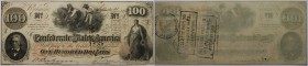 100 Dollars 1862 
Banknoten, USA / Vereinigte Staaten von Amerika, Konförderierte Staaten von Amerika / Confederate States of America. 100 Dollars 18...