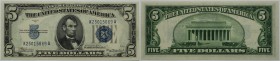 5 Dollars 1934 A
Banknoten, USA / Vereinigte Staaten von Amerika, Silver Certificates. 5 Dollars 1934 A. Fr.1651. I