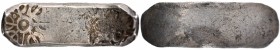 Punch Marked Silver Bentbar Coin of Gandhara Janapada