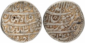 Silver Rupee Coin of Shahjahan of Surat Mint.