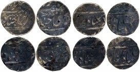 Silver One Rupee Coins of Sikandar Jah of Farkhanada Bunyad Hyderabad Mint of Hyderabad.