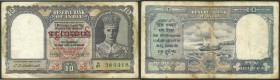 Ten Rupees Note of King George VI of Burma Issue.