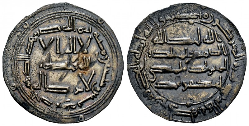 Emirate. Hixem I. Dirham. 172 H. Al Andalus. (V-70). Ag. 2,52 g. Escasa. XF. Est...