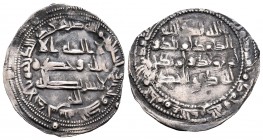 Emirate. Abderrahman II. Dirham. 231 H (845). Al Andalus. (Vives-198). Ag. 2,27 g. Marca debajo de tercera línea en IA. Almost VF. Est...35,00.