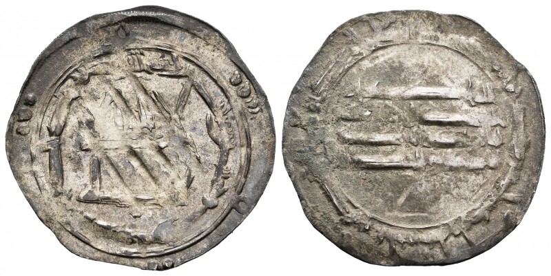 Emirate. Muhamad I. Dirham. 256 H. Al Andalus. (V-no cita). Ag. 2,37 g. Acuñació...