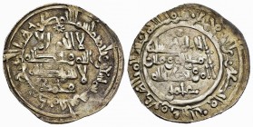 Caliphate. Hisham II. Dirham. 390 H. Medina Fez. (V-625). Ag. 2,40 g. Muhamad/Amir. Rara. XF. Est...250,00.