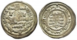 Hammudids. Yahya al Mutadí. Dirham. 419 H. Medina Sabta. (V-767). Ag. 3,01 g. Muy escasa. Almost XF. Est...125,00.