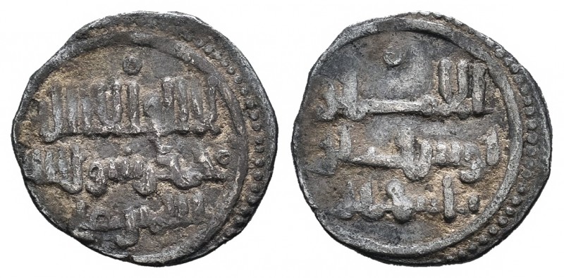 Almoravids. Yusuf. Quirate. (V-1541). Ag. 0,88 g. VF. Est...30,00.