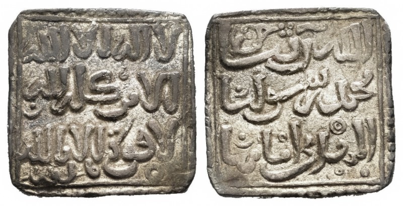 Almohads. Anonymous. Dirham. Málaga. (V-2095). Ag. 1,55 g. Escasa. XF. Est...150...