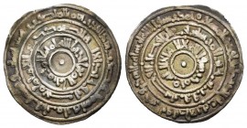 Almohads. Fatimíes Al'Muizz. 1/2 dirham. 356 H. Ag. 1,37 g. Buen ejemplar. Escasa. Almost XF. Est...100,00.