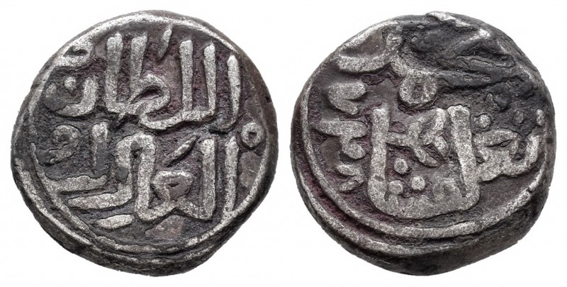 India. Madura Sultanate. Mohammed III ibn Tughluq. 1/3 tankah. 728 H (1327). (Mi...