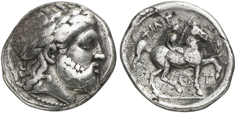 GRIECHISCHE MÜNZEN. KÖNIGREICH MAKEDONIEN. Philippos II., 359 - 336 v. Chr. 
Te...