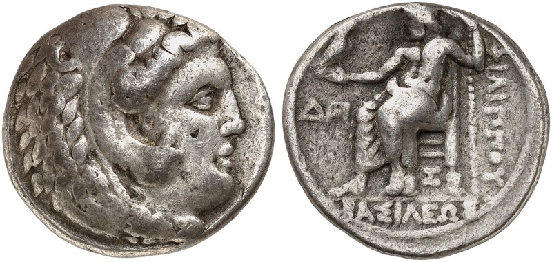 GRIECHISCHE MÜNZEN. KÖNIGREICH MAKEDONIEN. Philippos III. Arrhidaios, 323 - 317 ...
