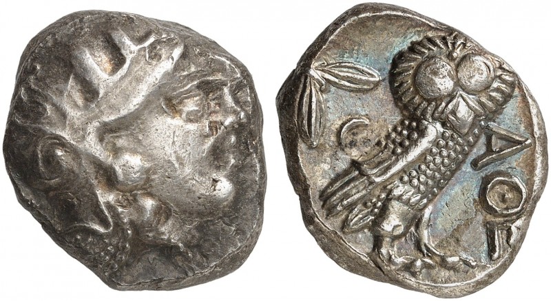 GRIECHISCHE MÜNZEN. ATTIKA. - Athenai. 
Ein weiteres, ähnliches Exemplar.
17,2...