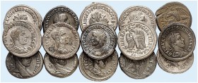 RÖMISCHE PROVINZIALMÜNZEN. SYRIEN. - Antiochia. Traianus Decius, 249 - 251. 
Lot von 15 Stück: Kleine Sammlung Tetradrachmen. Elagabalus (4x), Philip...