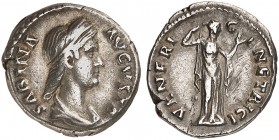 RÖMISCHE MÜNZEN. RÖMISCHE KAISERZEIT. Sabina, gest. 136 oder 137. 
Denar. Rev. Stehende Venus.
RIC 396; C. 73 2,97 g ss