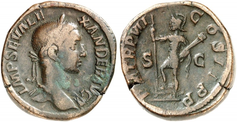 RÖMISCHE MÜNZEN. RÖMISCHE KAISERZEIT. Severus Alexander, 222 - 235. 
Sesterz. R...