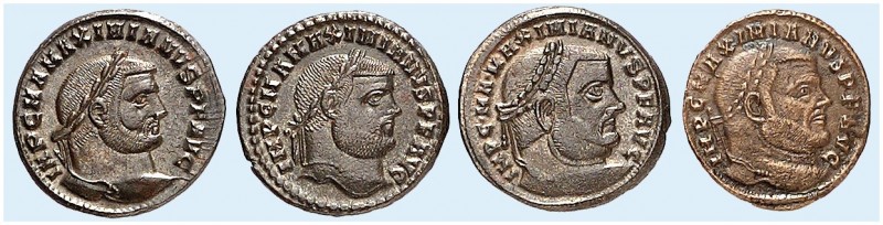 RÖMISCHE MÜNZEN. RÖMISCHE KAISERZEIT. Maximianus I. Herculius, 286 - 310. 
Lot ...
