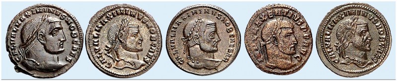 RÖMISCHE MÜNZEN. RÖMISCHE KAISERZEIT. Maximinus II. Daia Caesar, 305 - 309. 
Lo...