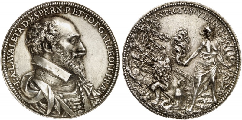 EUROPA. FRANKREICH. - Königreich. Henri IV., 1589-1610. 
Silbergußmedaille 1607...