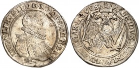 Rudolph II., 1576-1612. 
Taler 1588, Kuttenberg.
Dav. 8079, Voglh. 101 / I kl. Sfr., ss