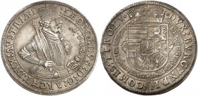 Erzherzog Leopold V., 1619-1632. 
Taler 1632, Hall.
Dav. 3338, Voglh. 183 / IV, M. / T. 473 kl. Sfr., ss