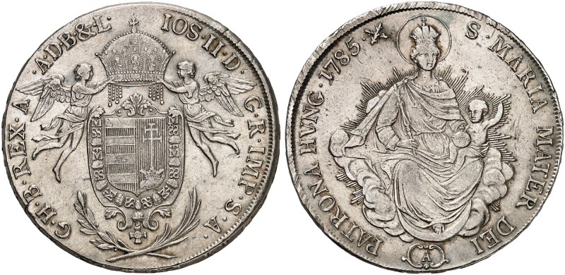 Joseph II., 1765-1790. 
Taler 1785, Wien, für Ungarn.
Dav. 1169, Voglh. 295 / ...