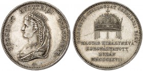 Franz Joseph I., 1848-1916. 
Ein zweites, größeres Exemplar.
Hauser 832, Frühwald III 6b vz - St