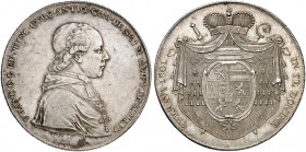 GURK. - Bistum. Franz Xaver von Salm-Reifferscheid, 1783-1822. 
Taler 1801, Wien.
Dav. 40, Holzmair 66 ss