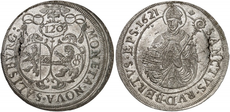 SALZBURG. - Erzbistum. Paris, Graf von Lodron, 1619-1653. 
Kipper-120 Kreuzer 1...