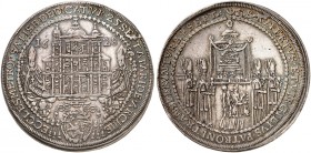 SALZBURG. - Erzbistum. Paris, Graf von Lodron, 1619-1653. 
Taler 1628, auf die Domweihe.
Dav. 3499, Pr. 1166, Zöttl 1437 f. vz